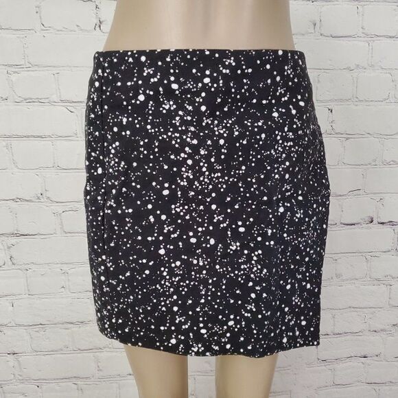 SATURDAY KATE SPADE galaxy buckle over mini wrap skirt 6 corduroy NEW NWT - Picture 2 of 7
